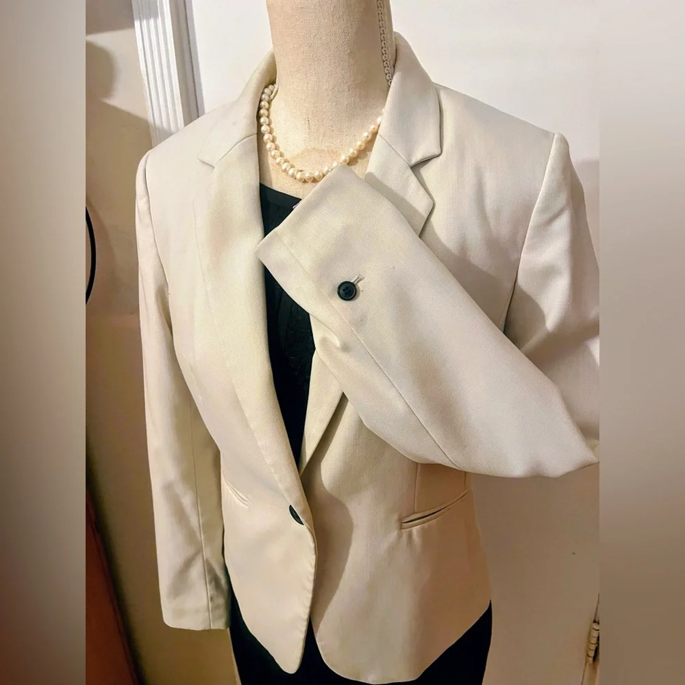 Off-White One button Blazer with Tailored fit - Picture 6 of 15